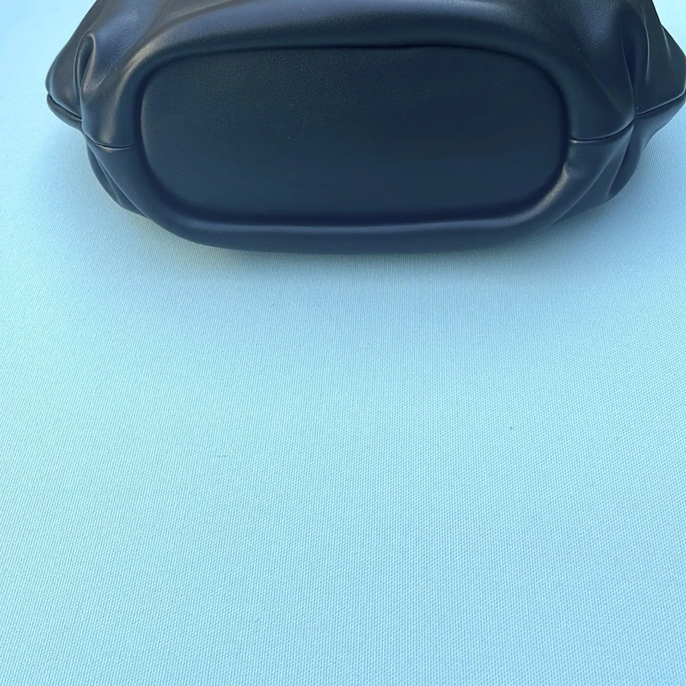 The Drop Ruched Top Handle Bag in Black - Picture 2 of 8